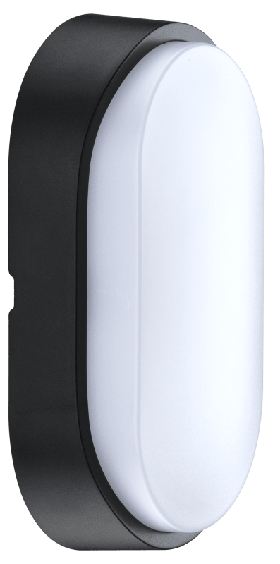 Aplique de pared ovalado Luceco Eco, estándar, 700 lúmenes, 10 W