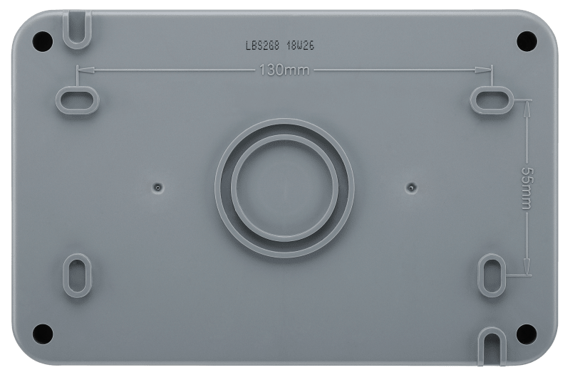 Aplique de pared Luceco Storm, estándar, 750 lúmenes, 7 W