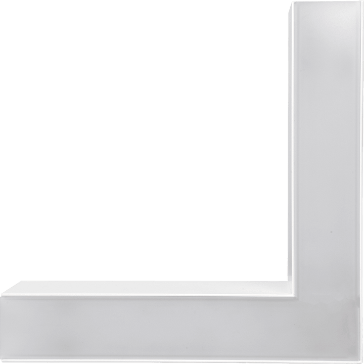 Lámpara colgante Luceco Contour de ángulo recto, estándar, 1200 lúmenes, 11 W