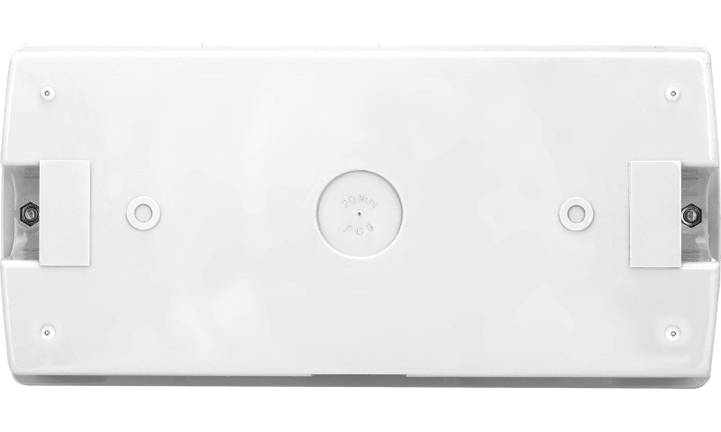 Lámpara de emergencia Luceco Tempus Mini, iluminación de emergencia permanente, 120 lúmenes, 3 W