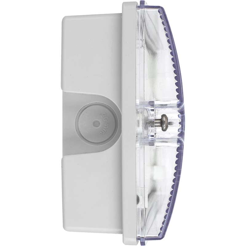 Lámpara de emergencia Luceco Tempus Mini, iluminación de emergencia permanente, 120 lúmenes, 3 W