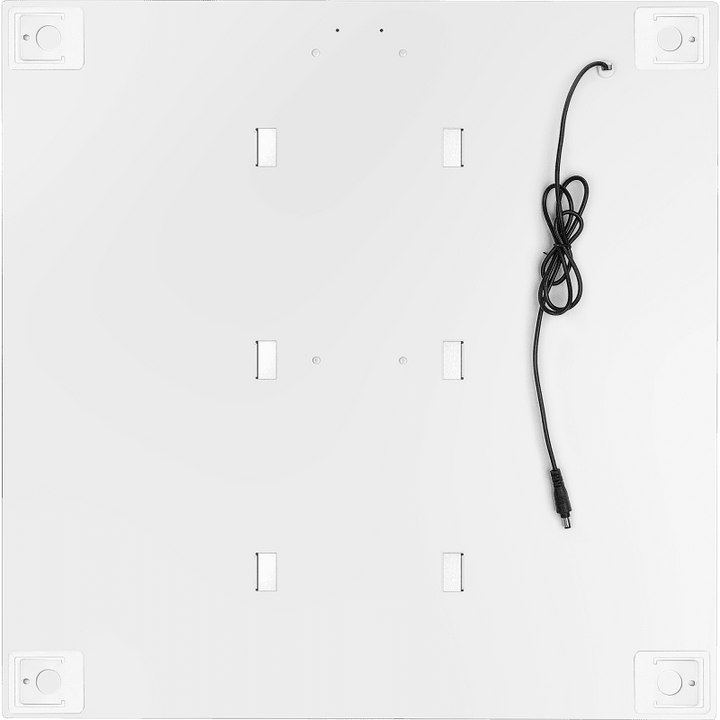 Panel microprismático Luceco Epsilon de 60 x 60, empotrado, estándar, 3500 lúmenes, 26 W