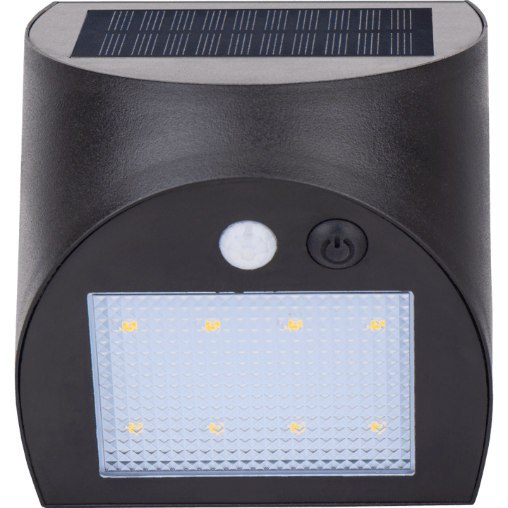 Applique solaire Luceco Prysm Noire, Solaire + Détecteur, 300 Lumens, 3W