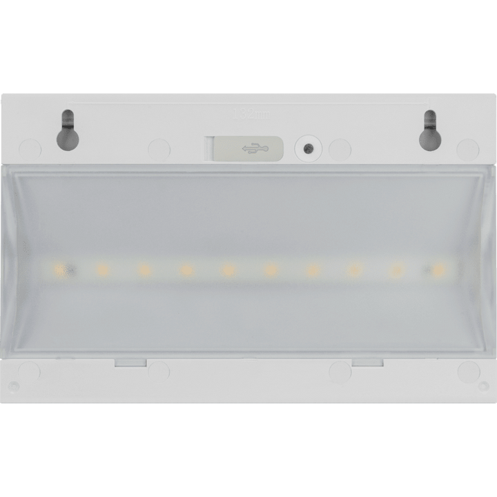 Applique solaire Luceco Prysm Blanche, Solaire + Détecteur, 600 Lumens, 6W