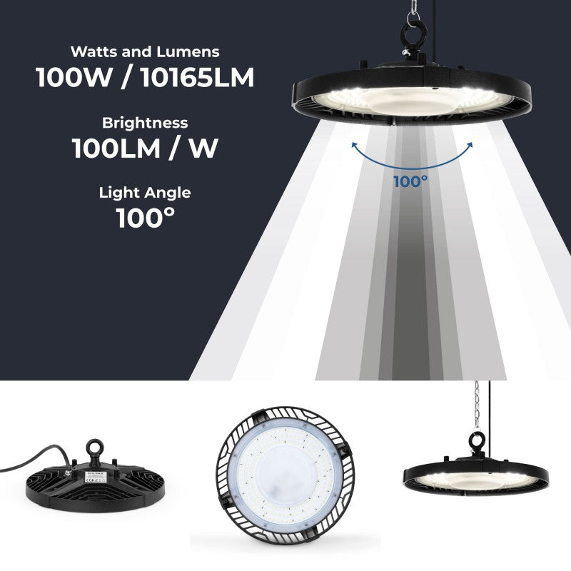 Campana LED 100W - 100lm/W - IP65