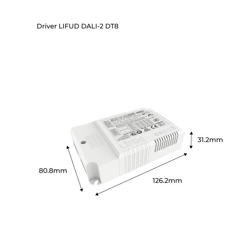 Driver DALI multicourant 40W et 550-1050mA CCT + dimmable