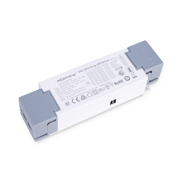 Driver LED dimmable par DALI , PUSH, 1/0-10V - Courant multiple (350-700mA)