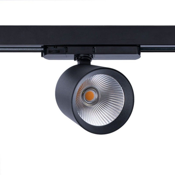 Projecteur LED sur rail triphasé CCT 40W - IRC 90 - Driver KGP - Noir