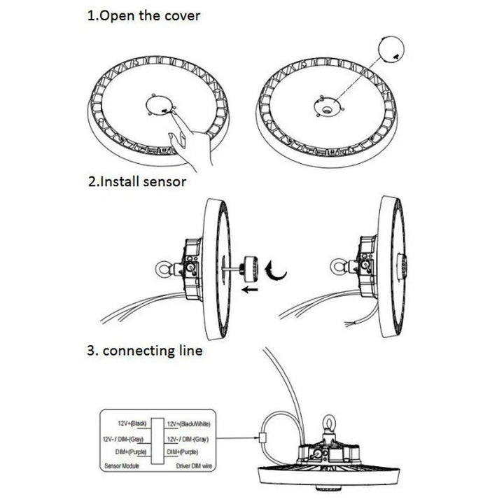 Sensor de microondas para campanas LED B8137-B8138