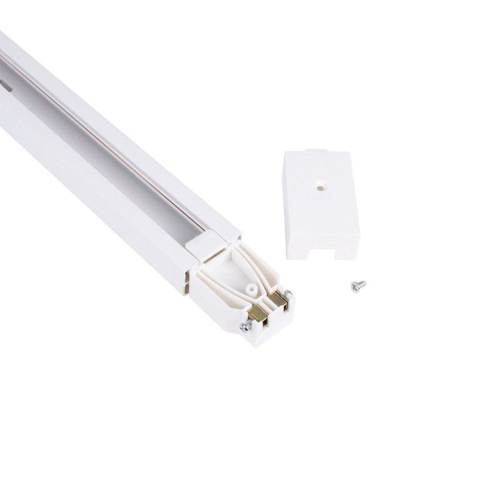 Rail monophasé en PVC pour spots LED - En saillie - 2 mètres