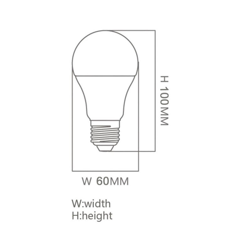 Ampoule LED 9W E27 A60 OSRAM CHIP DURIS E 2835