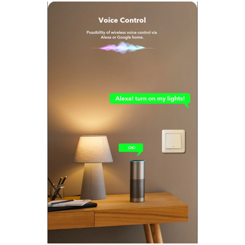 Dimmer SMART WIFI 250W Tuya APP - PUSH