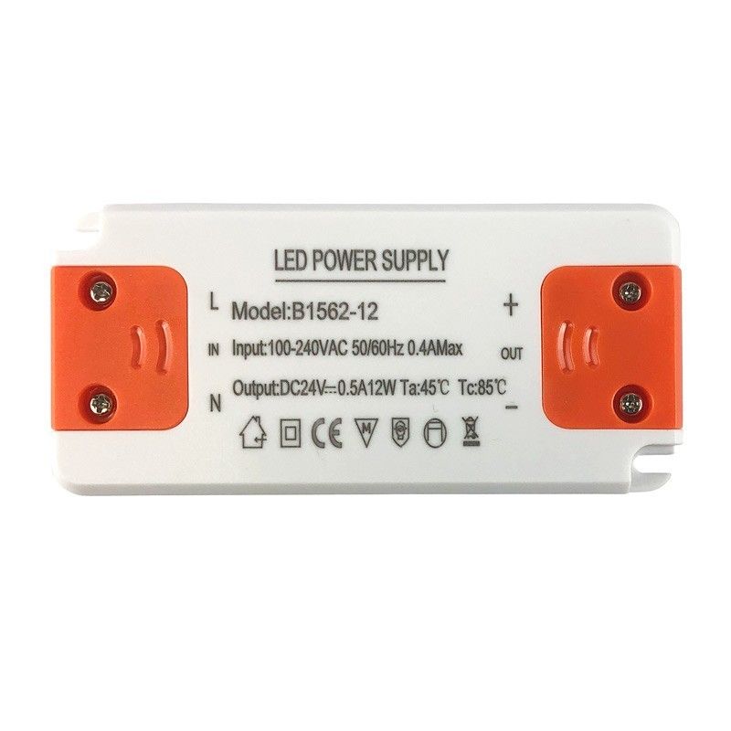 Fuente de alimentación LED extraplana IP20 de 24 V y 12 W