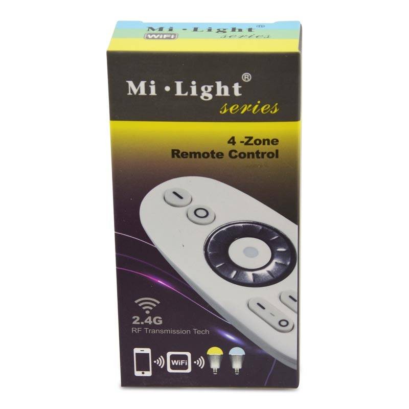 Control remoto LED monocromo/CCT - 4 zonas - FUT007 - Mi Light - Mi Boxer