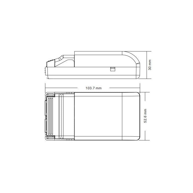 Driver Dimmable TRIAC DALI PUSH 0/1-10V 10W (200-350mA)