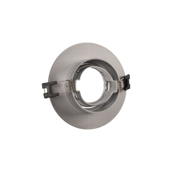 Collerette downlight ronde orientable GU10 / MR16 - Coupe Ø75 mm