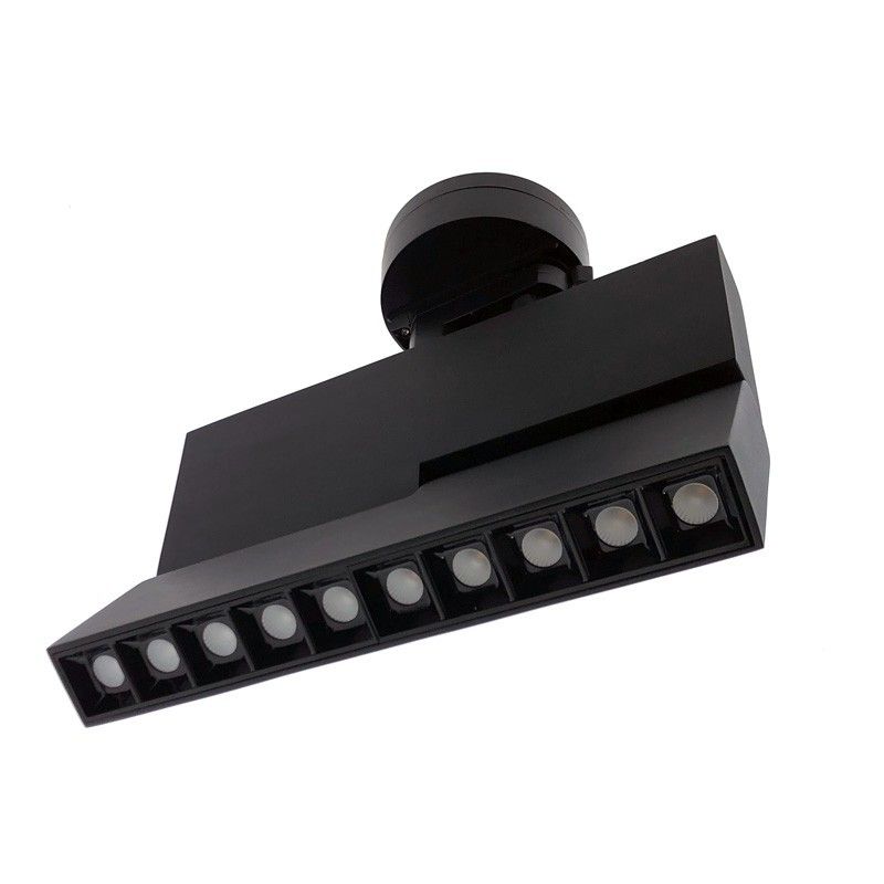 Support adaptateur spot LED rail triphasé