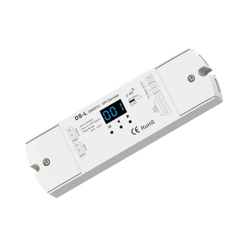 Décodeur DMX512 vers SPI Pixel 5-24V DC - Contrôleur RF