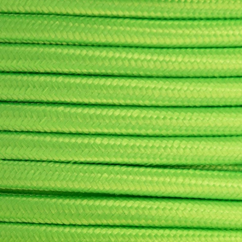 Cable eléctrico textil color FLUO bobina 2 x 0,75