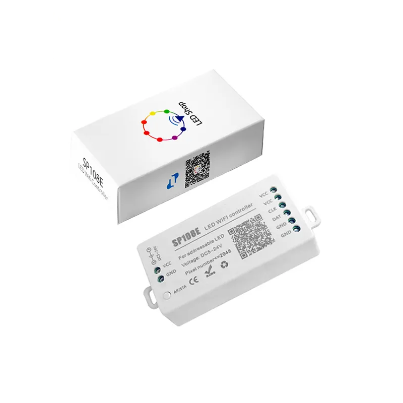 Contrôleur LED IC pixel WIFI RGB/RGBW - 5-24V DC - 2048 pixels