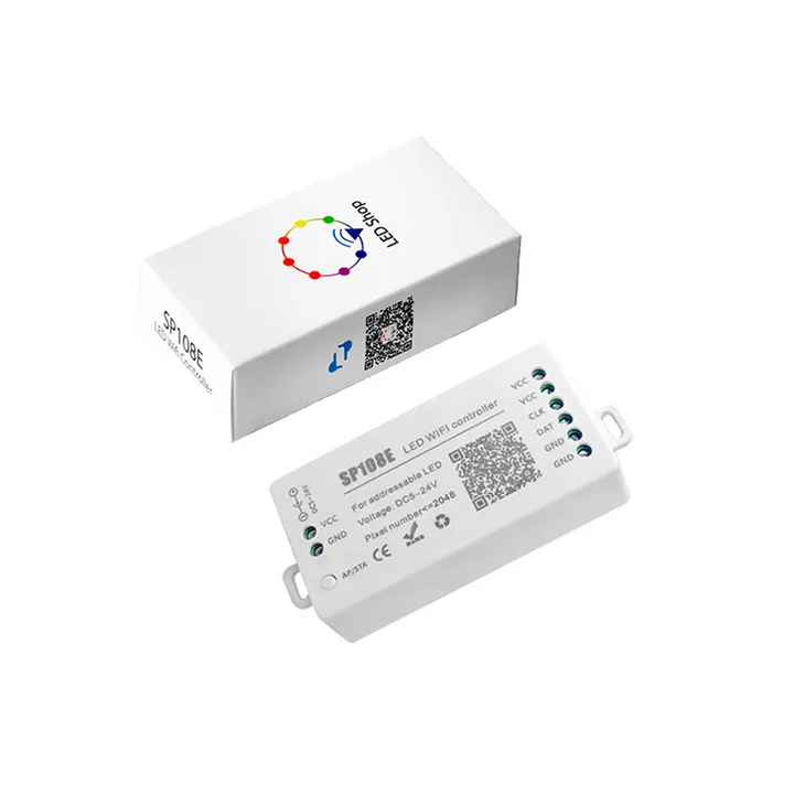 Controlador de píxeles LED IC WIFI RGB/RGBW - 5-24 V CC - 2048 píxeles