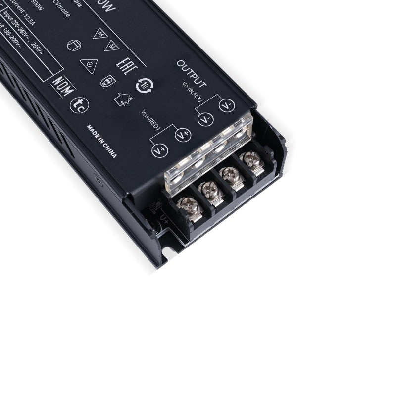 Alimentation LED 24V 300W extra-plate - 12.5A - Haute efficacité - IP20