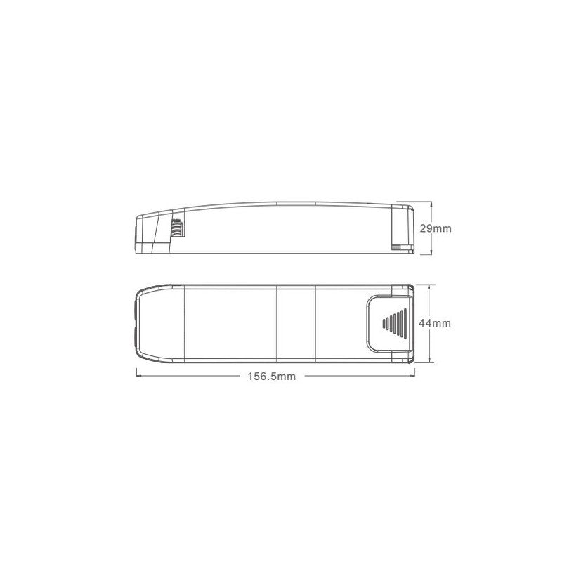 Controlador LED regulable TRIAC 43-60 V CC 500 mA 30 W