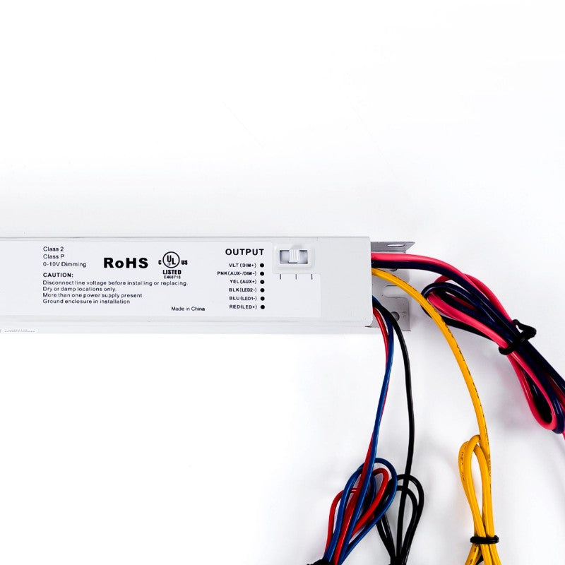 Driver para LED lineal CCT - Regulable 0-10V + alimentación 12V - 30-42V DC - 44W - 650-1050mA