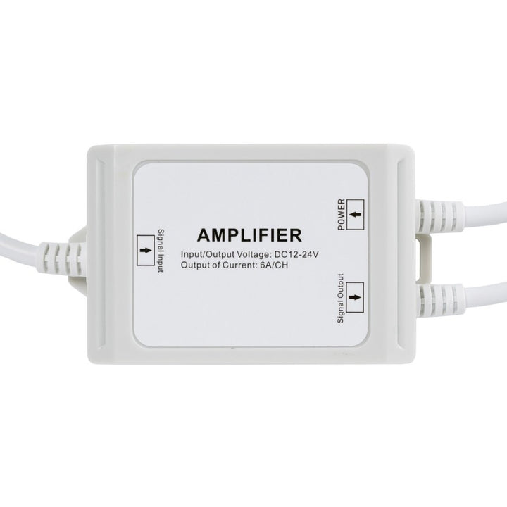 Amplificador de señal monocromático 12-24 V CC - 6 A/canal - Resistente al agua IP67