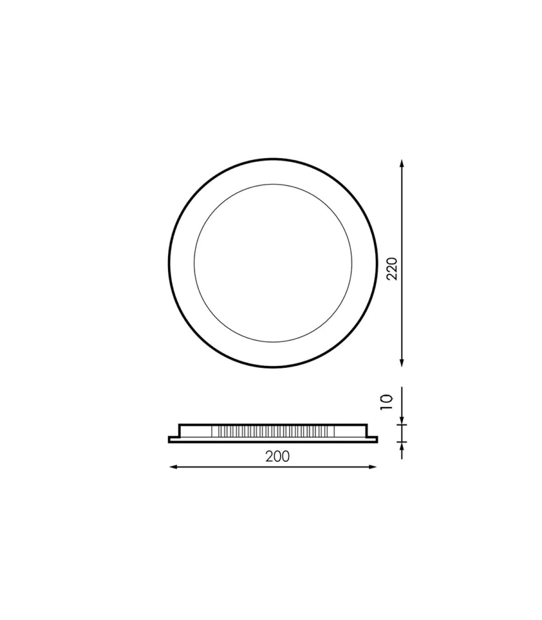 Downlight LED slim rond 18W CCT