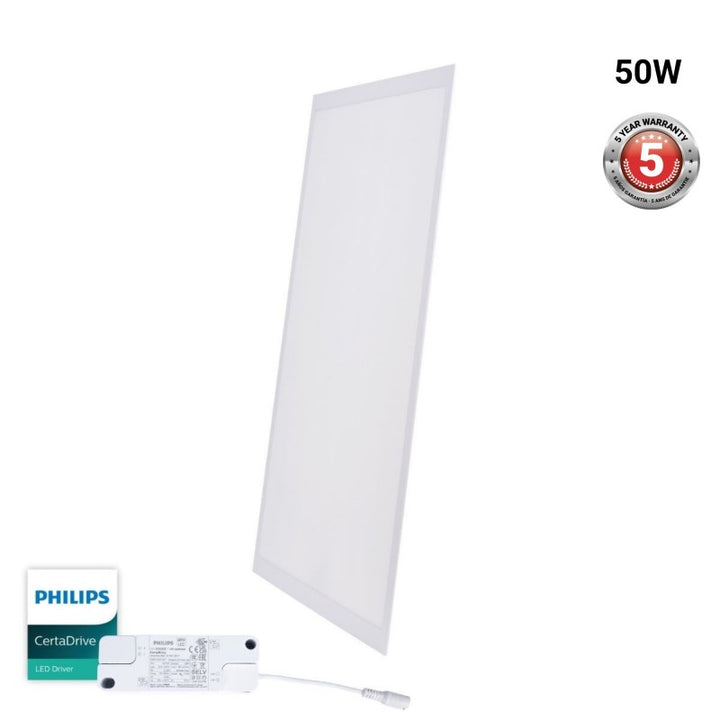 Dalle LED  120x60 - Driver Philips - 50W -4000K