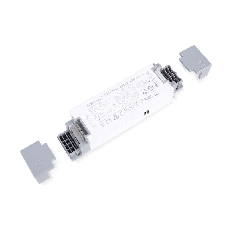 Driver dimmable par DALI + 1/0-10V + PUSH - 9-42V DC - 58W - Courant multiple (700-1400mA)