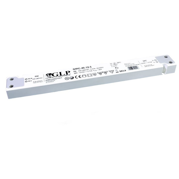 Fuente de alimentación LED extraplana 45W 12V - GLP