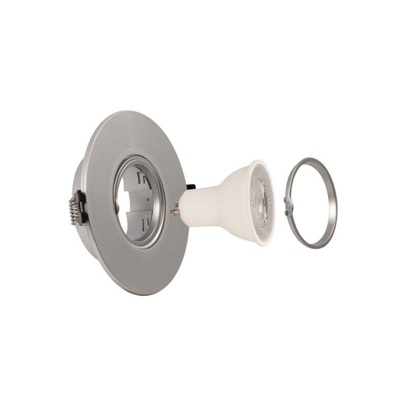 Downlight redondo orientable GU10/MR16 - Corte Ø75 mm