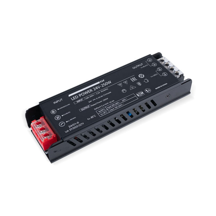 Fuente de alimentación LED extraplana 24V 250W - 10,4A - Alta eficiencia - IP20