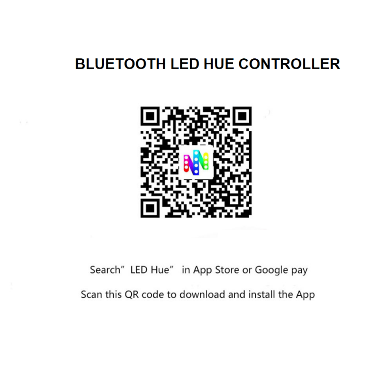 Controlador de píxeles IC LED RGB/RGBW con Bluetooth: 5-24 V CC, 1024 píxeles