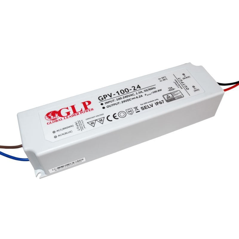 Alimentation LED étanche 24V DC - 100W  - IP67 - GLP