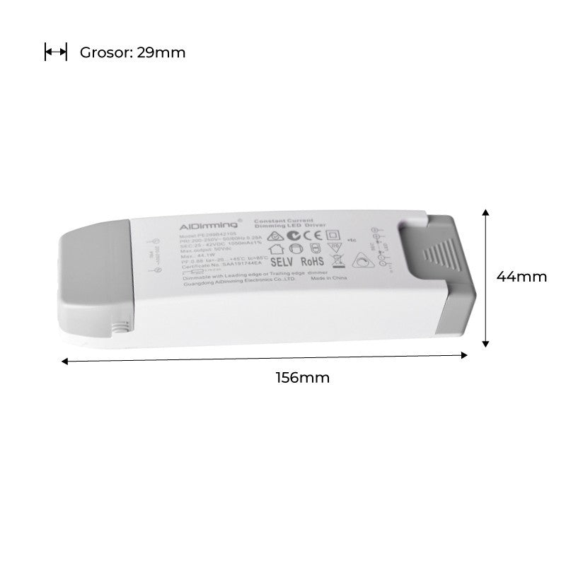 Controlador regulable Triac 25-42VDC 1050MA