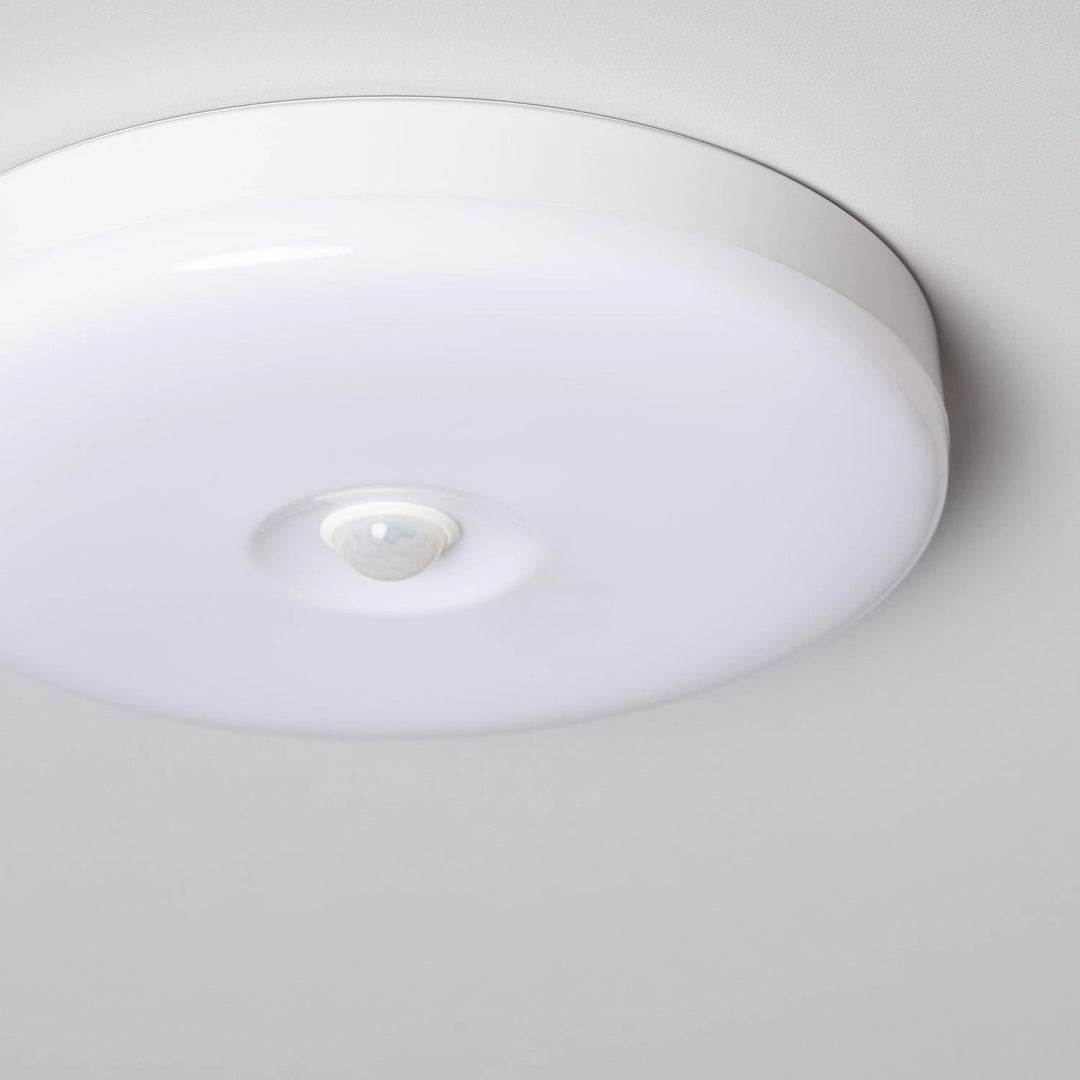 Plafonnier LED 12W Ø216 mm No Flicker avec Détecteur de Présence PIR et Crépusculaire