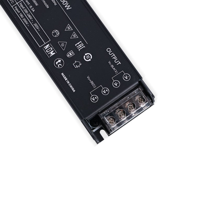 Alimentation LED 24V 200W extra-plate - 8.3A - Haute efficacité - IP20