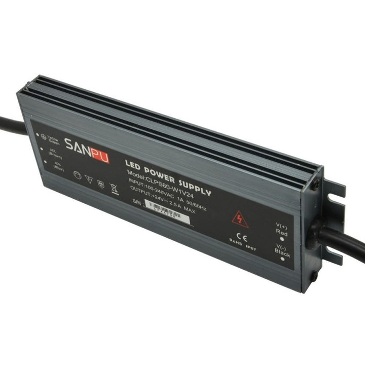 Transformateur 24V étanche 60W 2.5A IP67