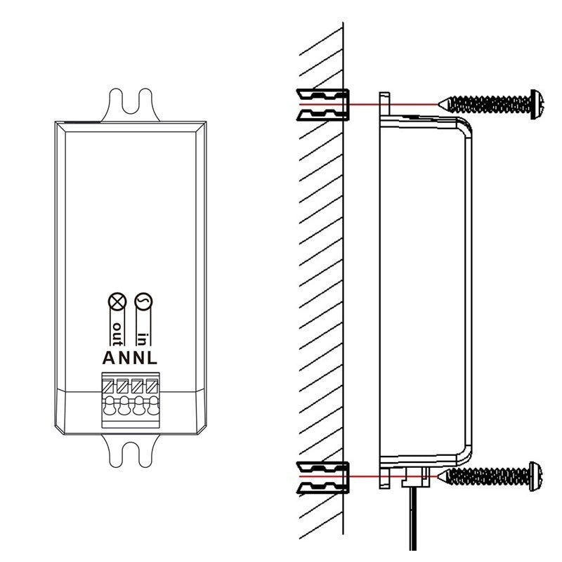 Sensor de presencia de corta distancia IR ON/OFF