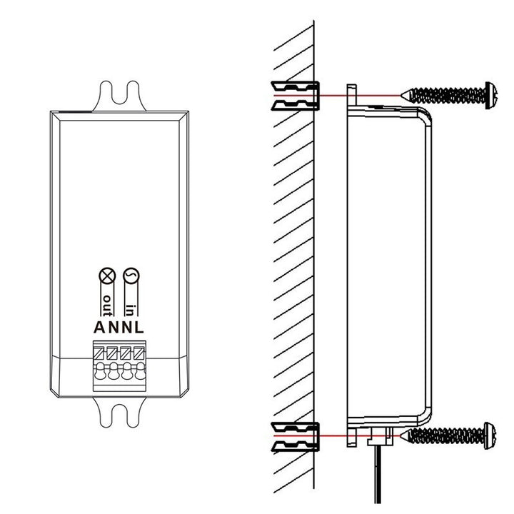 Sensor de presencia de corta distancia IR ON/OFF