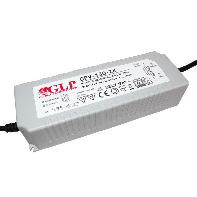 Fuente de alimentación LED impermeable 24V DC - 150W - IP67 - GLP