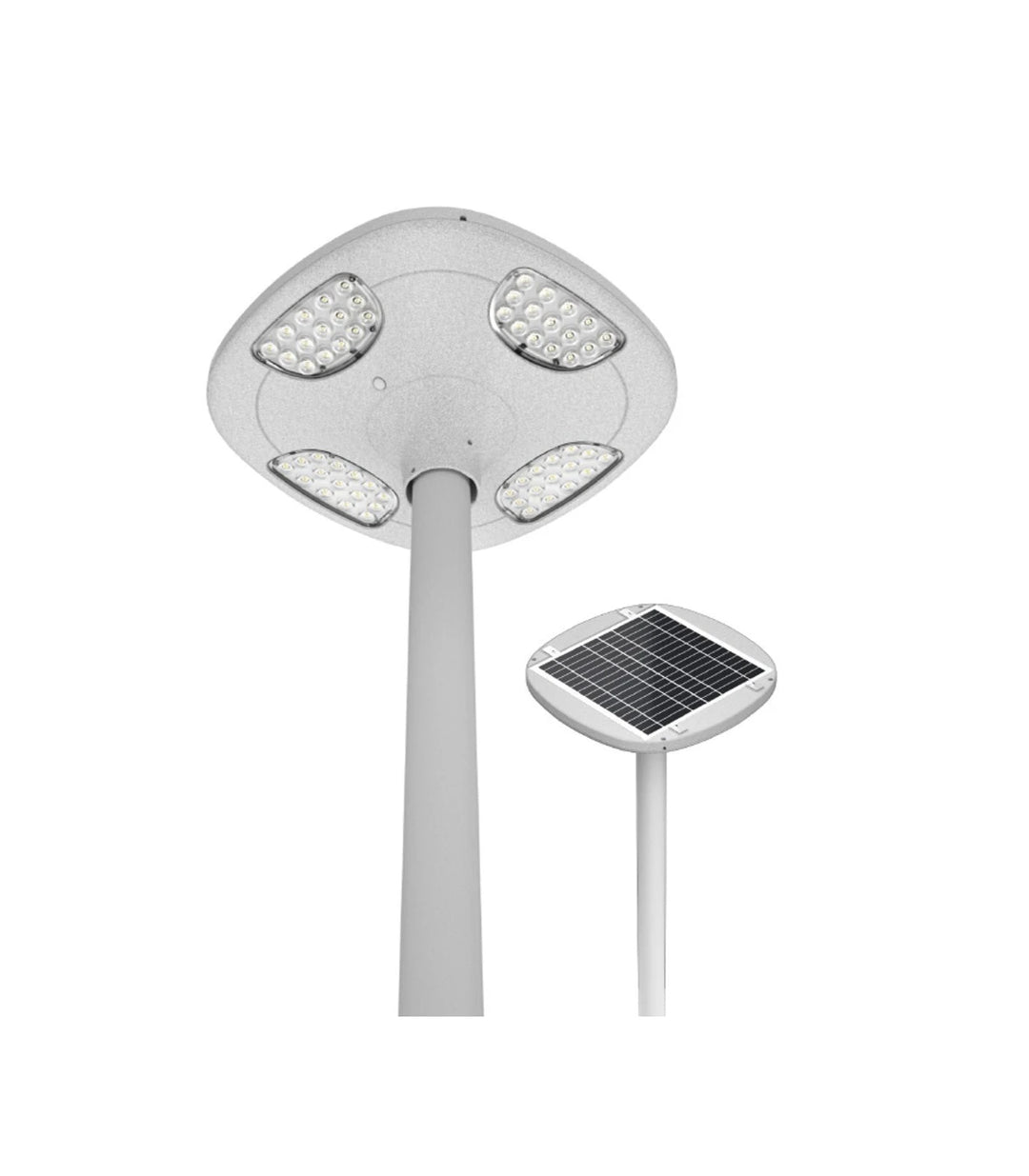 Lampadaire solaire LED 100W 2700Lm IP65