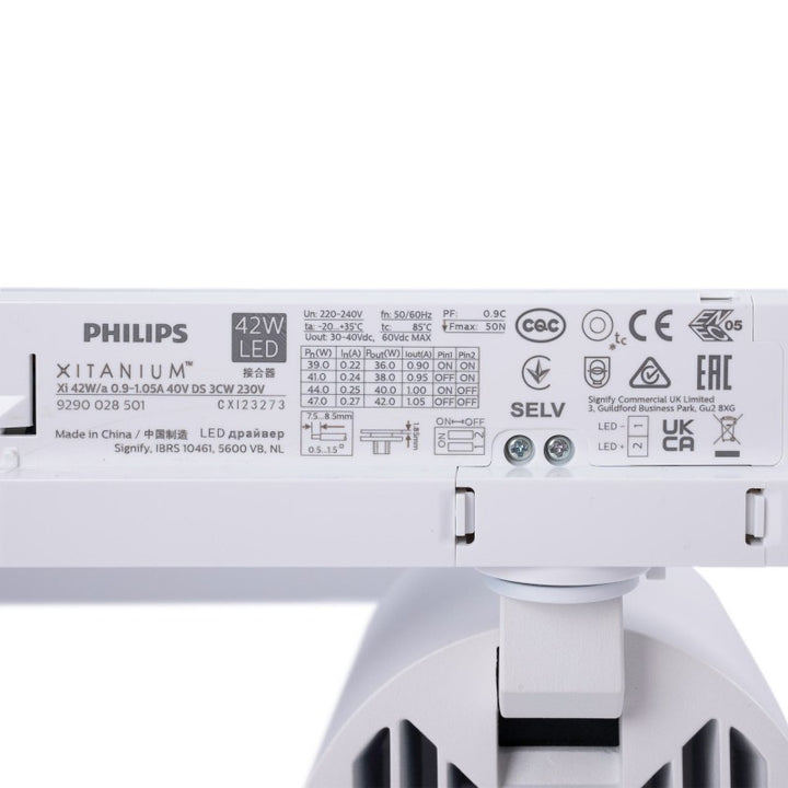 Foco LED 40W para carril trifásico - Frutas y verduras - Driver Philips Xitanium