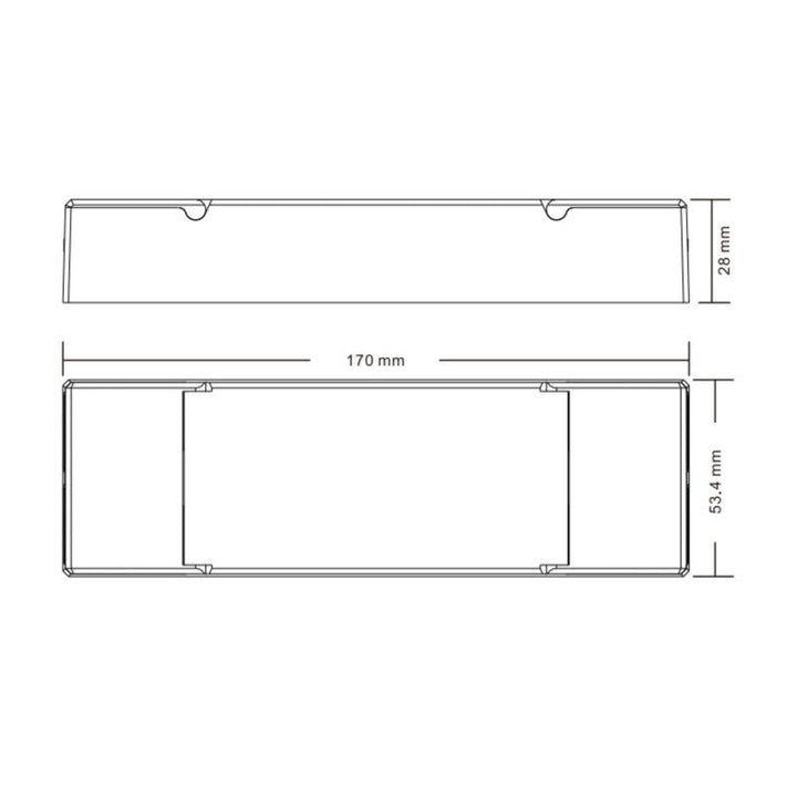 Regulador de intensidad DALI de 2 canales MONO/RGB/RGBW - 12-36 V - 4 canales x 5 A