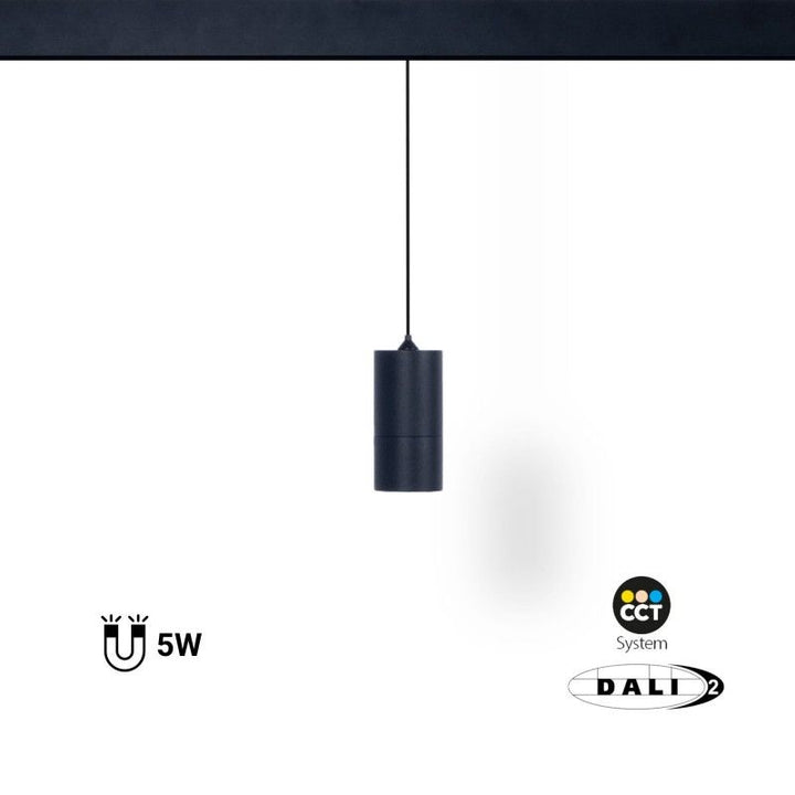 Spot suspendu LED sur rail magnétique 48V - 5W - DALI-2 dimmable