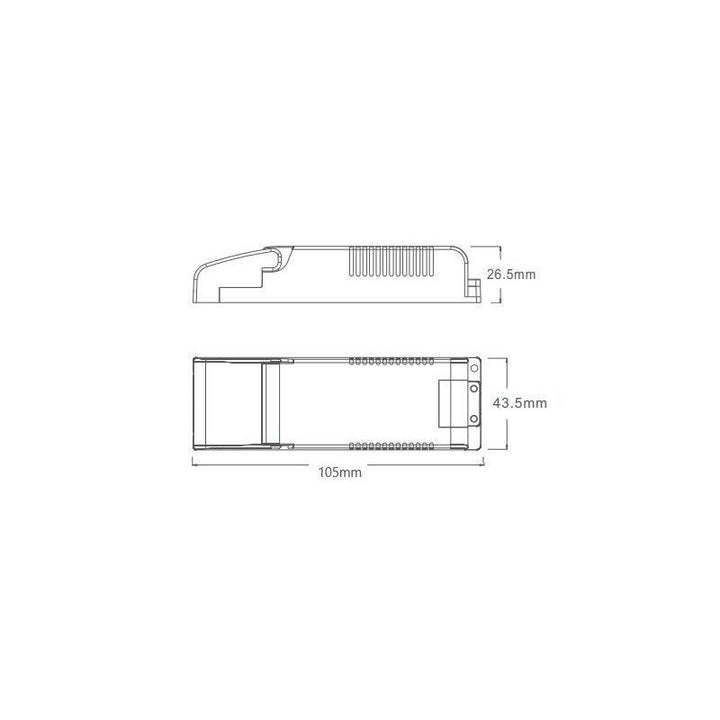 Controlador multicorriente DALI y PUSH 9-42 V-DC 200 a 350MA