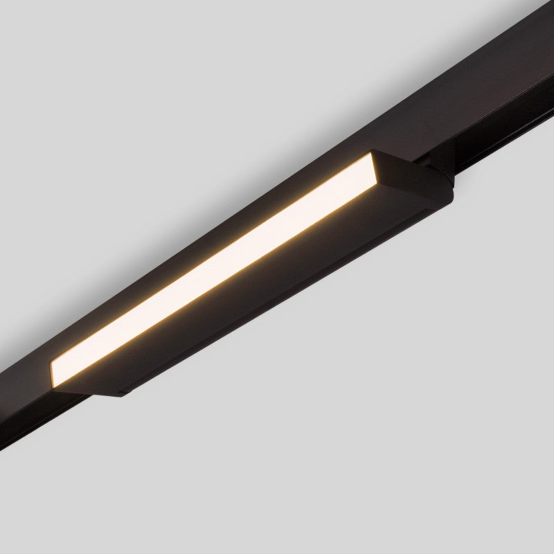 Spot LED opale CCT linéaire orientable sur rail magnétique 48V - 18W - Gradation DALI - UGR18